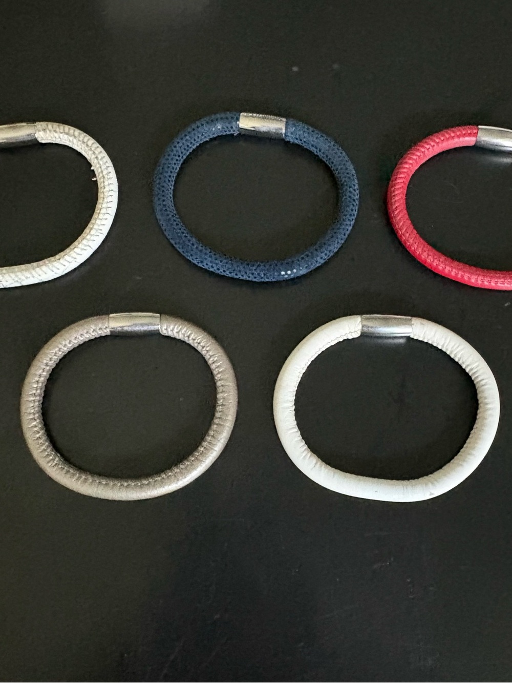 Brighton Woodstock leather bracelet with magnetic closure